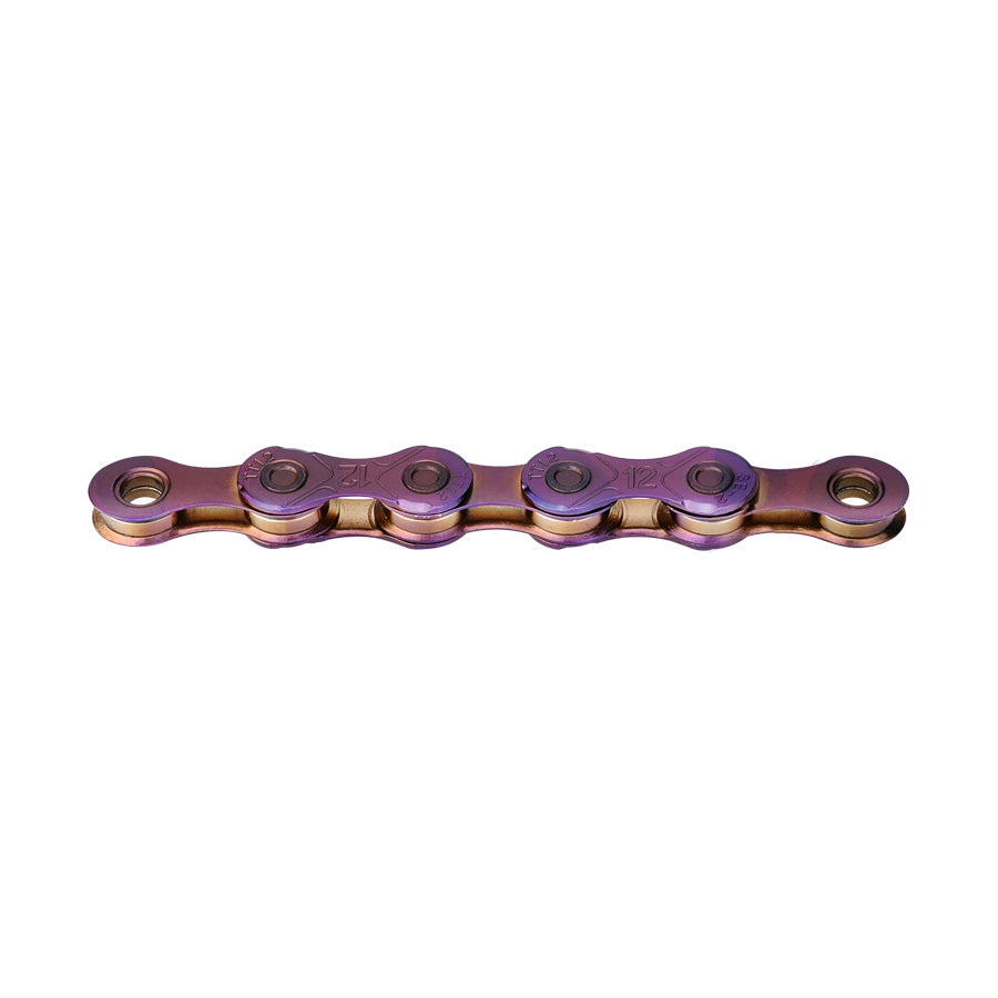 CHAINE VELO 12V. KMC TT12 NEOCHROME 126M WAXED ATTACHE RAPIDE