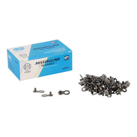 ATTACHE RAPIDE VELO  7/8V. KMC 7/8 R EPT ARGENT (X40)