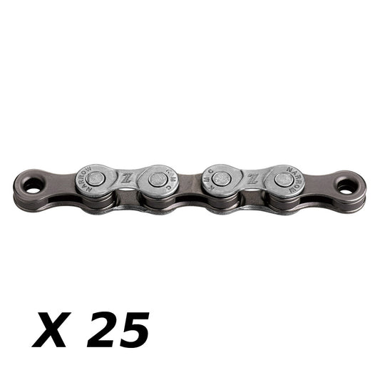 CHAINE VELO  8V. KMC Z8.3 ARGENT/GRIS 116M ATTACHE RAPIDE (X25)