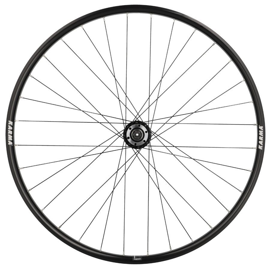 ROUE VTT 29" AR BLOCAGE JANTE NOIR MACH1 KARMA MOY. VELOX DISQUE A VISSER 5/6/7V