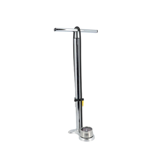 POMPE A PIED NO CONTEST INOX ARGENT 14BAR / 200PSI VS/VP (PIED ALU / CORPS INOX)