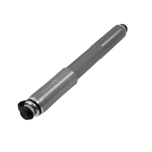 POMPE MINI ROUTE/VTT NO CONTEST TOUT ALU CNC ARGENT/TITANIUM L:230 MM 140 PSI / 10 BAR -