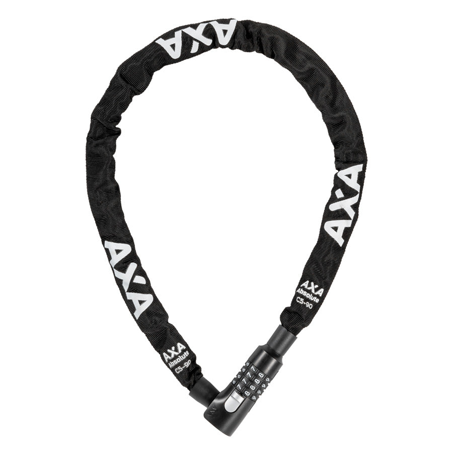 ANTIVOL VELO CHAINE A CODE D5 X 0.90M AXA ABSOLUTE C5 NOIR