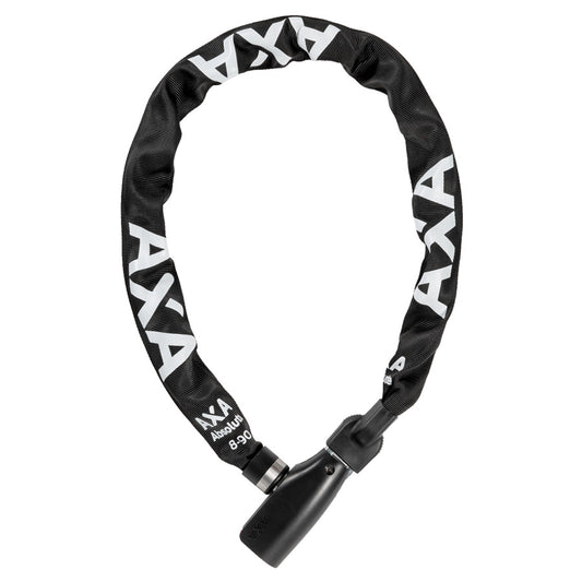ANTIVOL VELO CHAINE A CLE D8 X 0.90M AXA ABSOLUTE 8 NOIR