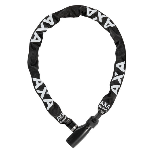 ANTIVOL VELO CHAINE A CLE D8 X 1.10M AXA ABSOLUTE 8 NOIR