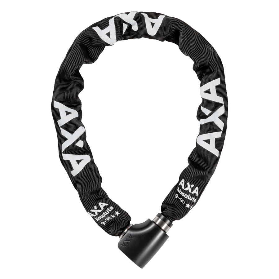 ANTIVOL VELO CHAINE A CLE D9 X 0.90M AXA ABSOLUTE 9 NOIR