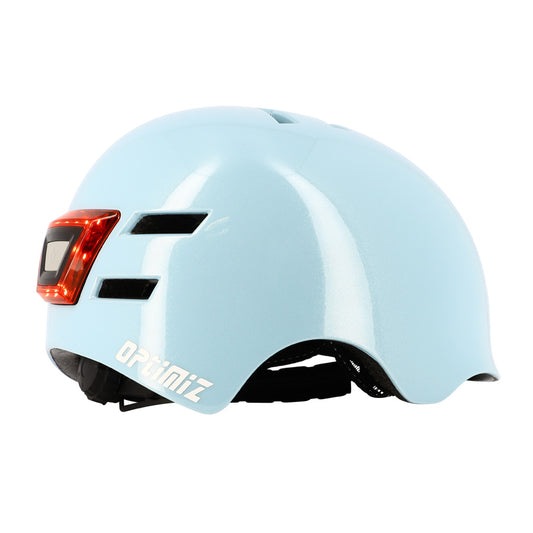 CASQUE URBAIN OPTIMIZ O365 BLEU BRILLANT IN MOLD AVEC REGLAGE OCCIPITAL LED