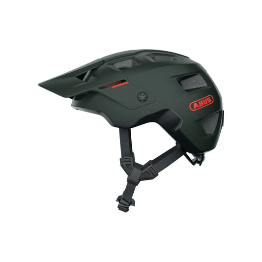 CASQUE VTT ABUS MODROP KAKI FONCE DOUBLE IN MOLD AVEC REGLAGE OCCIPITAL T.L (58/62)