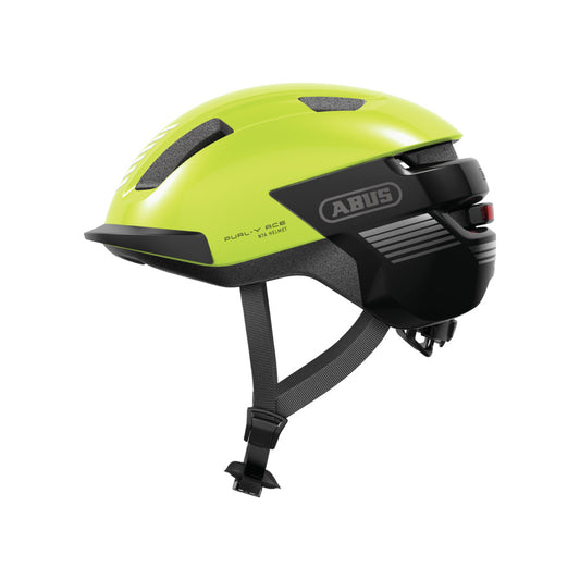 CASQUE URBAIN ABUS PURL-Y ACE JAUNEFLUO IN MOLD ECLAIRAGE REGLAGE OCCIPITAL T.L (58/62)