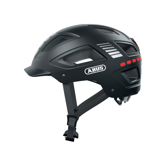 CASQUE URBAIN ABUS  HYBAN 2.0 LED NOIR ABS AVEC REGLAGE OCCIPITAL T.XL (58/63)