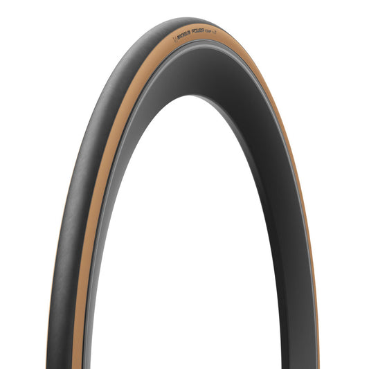 PNEU ROUTE 700X32C TS MICHELIN POWER CUP CLASSIC TLR NOIR/BEIGE (32-622)