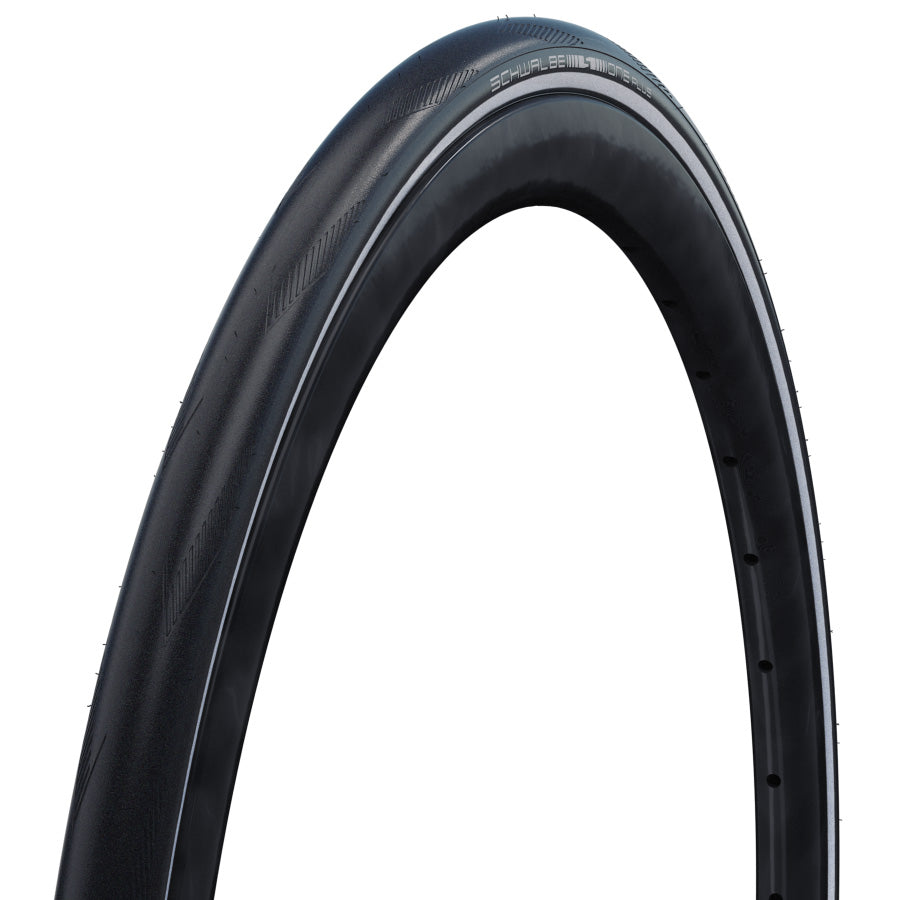 PNEU ROUTE 700X25C TS SCHWALBE ONE PLUS TT NOIR RENFORT SMARTGUARD (25-622) VAE/E-BIKE 25K
