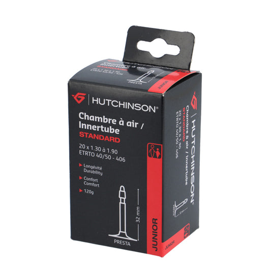 CHAMBRE A AIR VELO 20" X 1.30-1.90 (33/47-406) VP 32 MM HUTCHINSON STANDARD