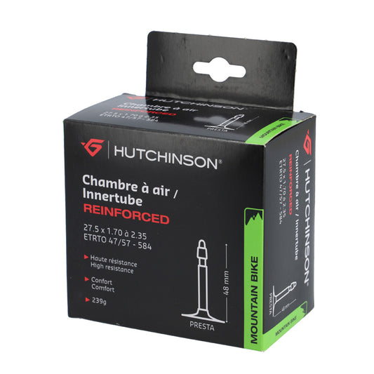 CHAMBRE A AIR VELO 27.5" X 1.70-2.35 (47/57-584) VP 48 MM HUTCHINSON KOLOSS RENFORCE