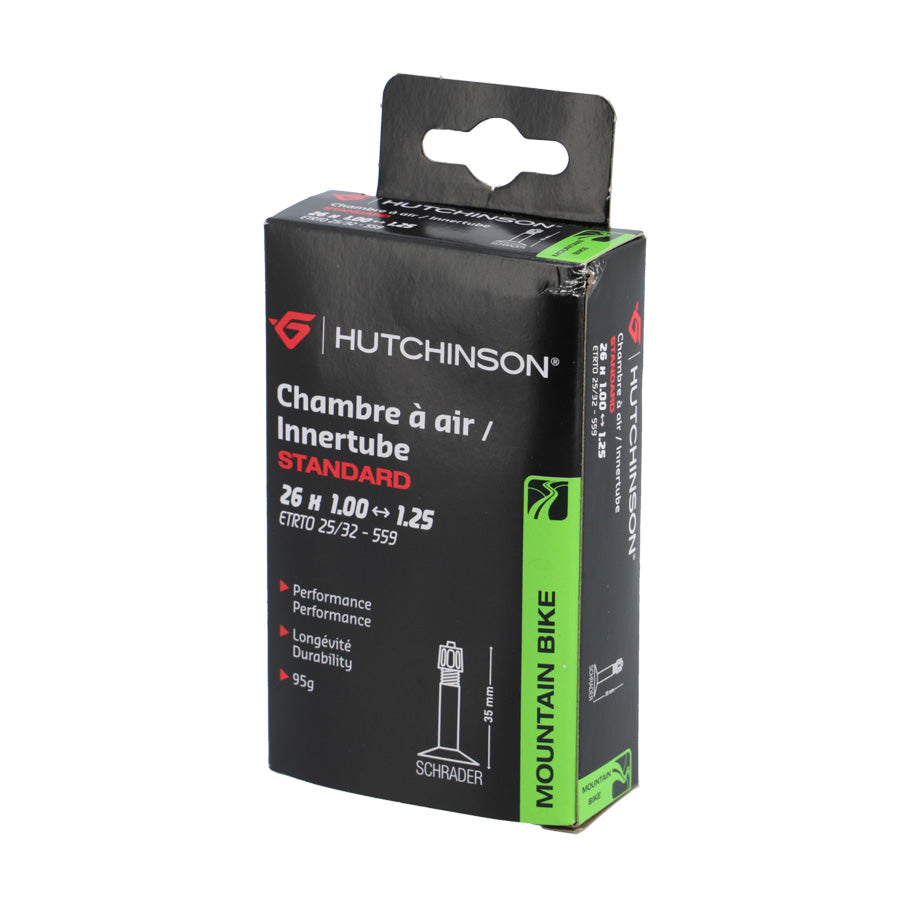 CHAMBRE A AIR VELO 26" X 1.00/1.25 (25/32-559) VS 48 MM HUTCHINSON STANDARD