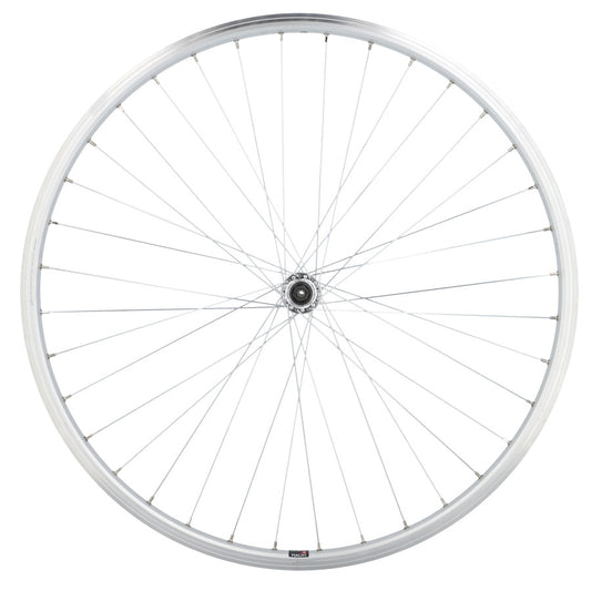 ROUE VTC 28" AV BLOCAGE JANTE ARGENT MACH1 M260 MOYEU VELOX URBAN V-BRAKE 36T