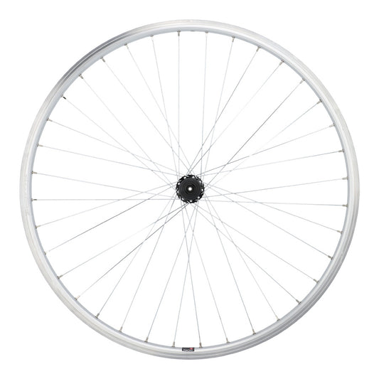 ROUE VTC 28" AV BLOCAGE JANTE ARGENT MACH1 M260 MOYEU SHIMANO QC300 DISQUE CL 36T