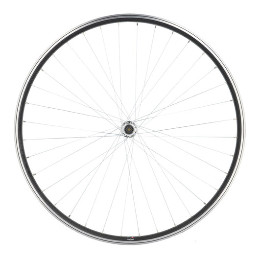 ROUE VTC 28" AV BLOCAGE JANTE NOIR MACH1 M840 MOYEU VELOX URBAN V-BRAKE 36T