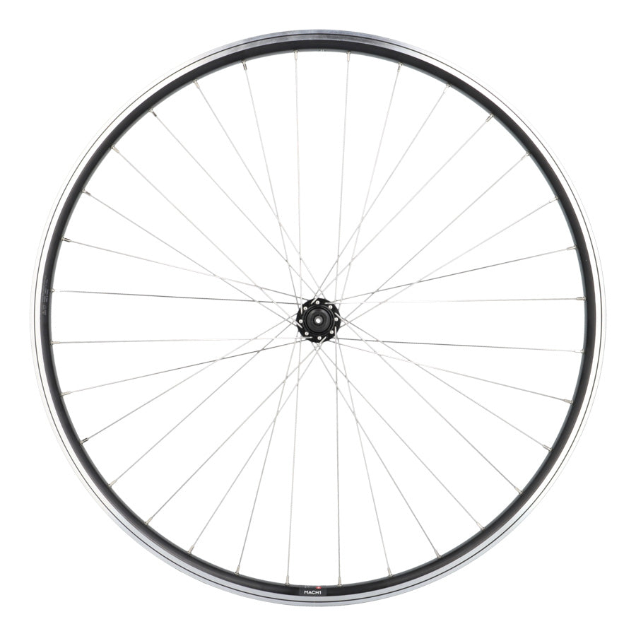 ROUE VTC 28" AV BLOCAGE JANTE NOIR MACH1 M840 MOYEU SHIMANO M610 V BRAKE 32T