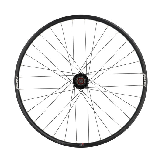 ROUE VTT 26" AR BLOCAGE K7 JANTE NOIR MACH1 KARMA MOY. VELOX DISQUE 6T. 9/10/11V 32T