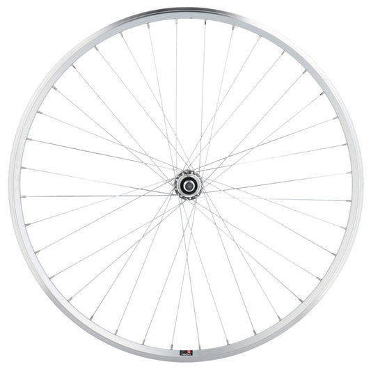 ROUE ROUTE 700 AR ECROU AXE PLEIN RL A VISSER 1V JANTE ARGENT MACH1 CFX MOY. VELOX URBAN