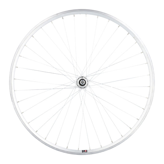 ROUE ROUTE 700 AR ECROU AXE PLEIN RL A VISSER 5/6/7V JANTE ARGENT MACH1 CFX MOY. VELOX URB