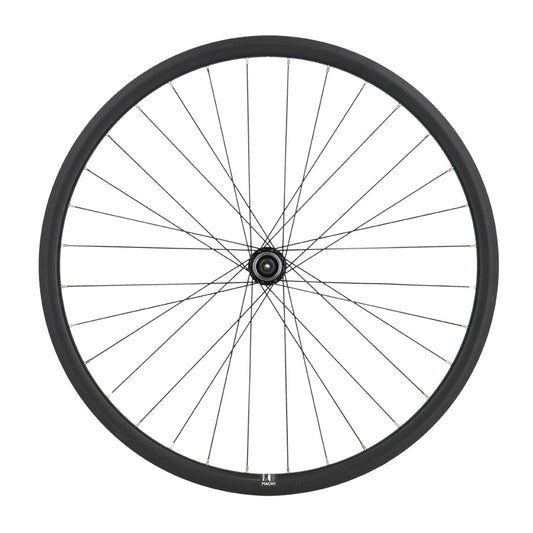 ROUE GRAVEL 700 AV JANTE NOIR MACH1 PULSE 19 TUB. READY MOY. SHIM. QC400 DISQUE CL 32T
