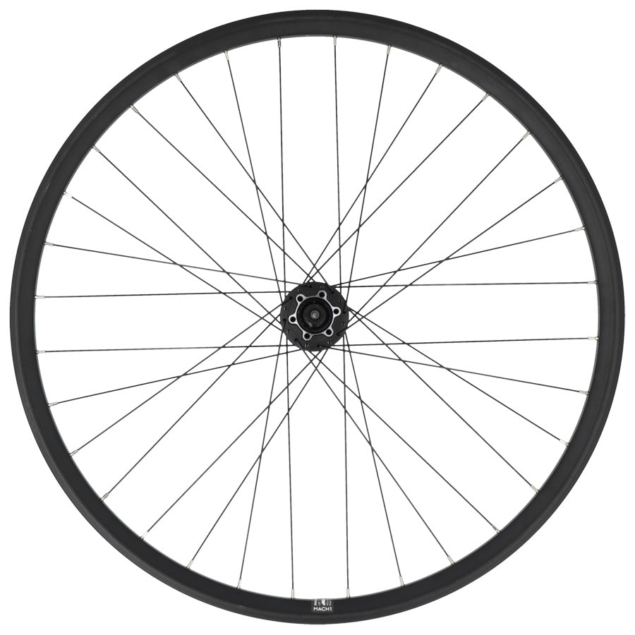 ROUE GRAVEL 700 AV BLOCAGE JANTE NOIR MACH1 PULSE 23 TUB. READY MOY. SHIM.M475 DISQUE 6T