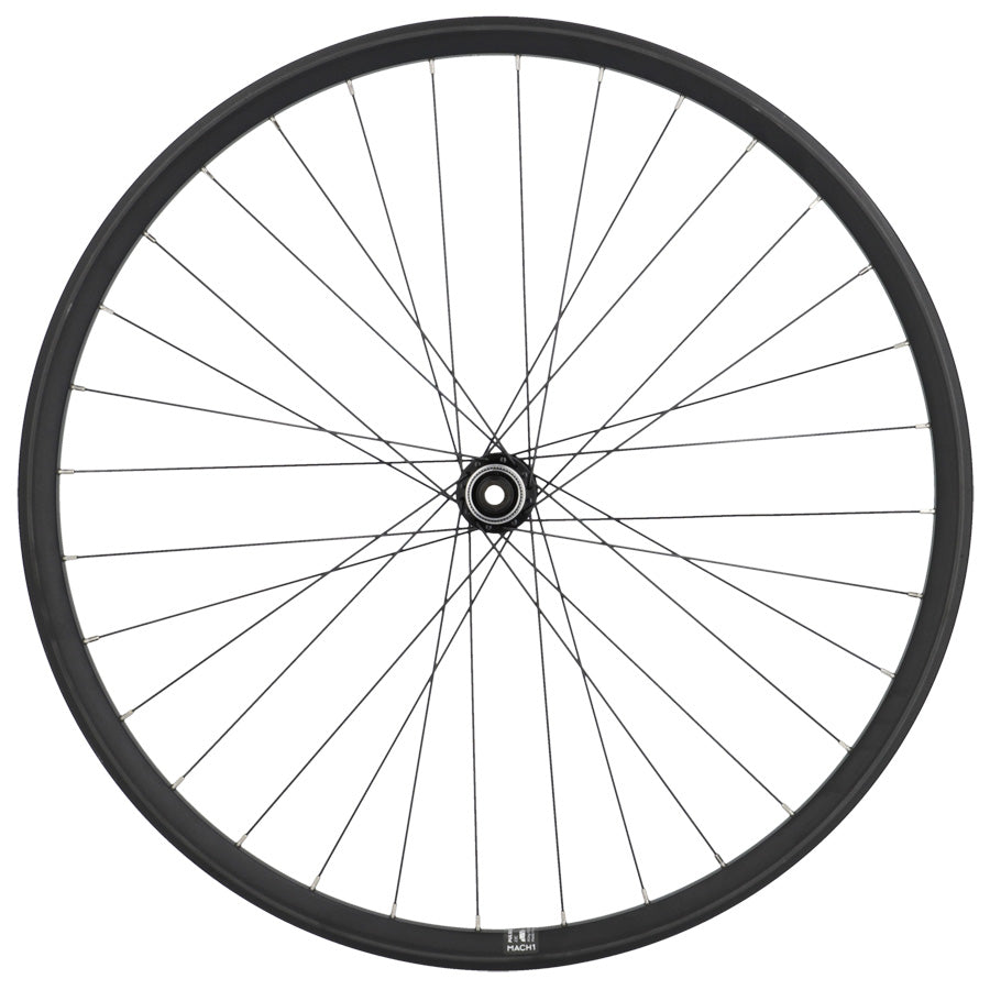 ROUE GRAVEL 700 AV JANTE NOIR MACH1 PULSE 23 TUB. READY MOY. SHIM RS470 DISQUE CL AXE TRAV