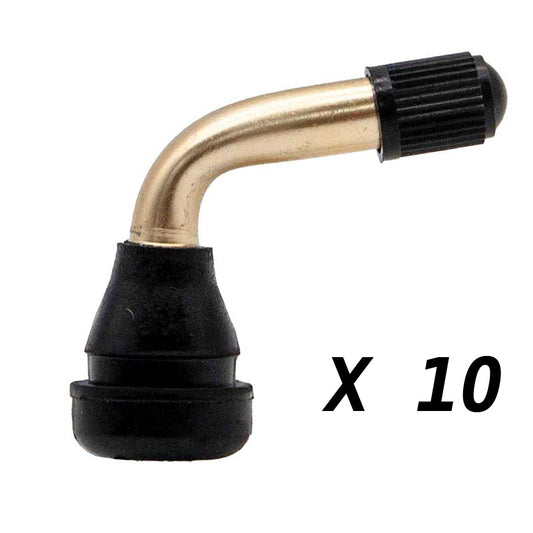 VALVE POUR PNEU TUBELESS TROTTINETTE ELECTRIQUE COUDE 90° PVR60 (X10)