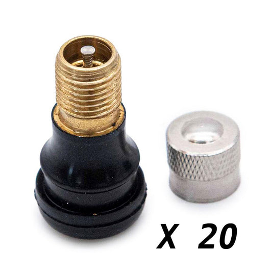 VALVE POUR PNEU TUBELESS TROTTINETTE ELECTRIQUE DROITE PVR40 (X20)