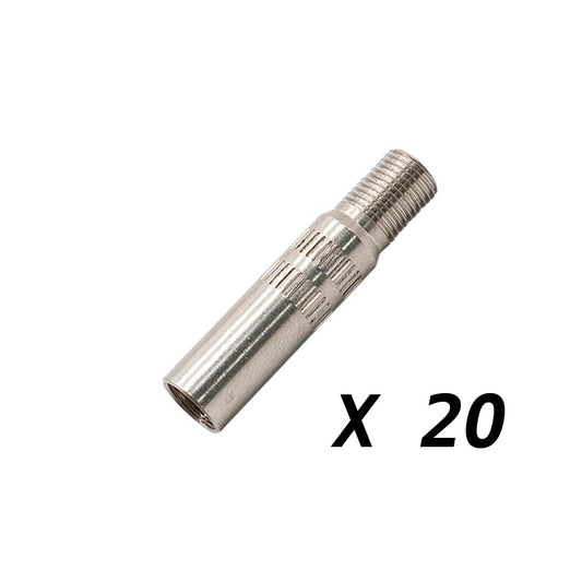 PROLONGATEUR/EXTENSION VALVE ANTI RETOUR TROTTINETTE ELECTRIQUE DROITE DIAM 8 L 33 MM