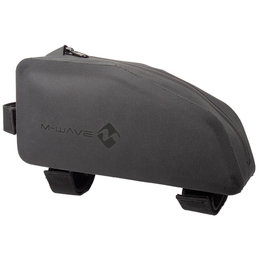 SACOCHE VELO CADRE GRAVEL M WAVE ROUGH RIDE II TOP NOIR 0.75L TUBE HORIZONTAL 100 % ETANCH