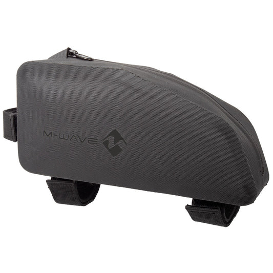 SACOCHE VELO CADRE GRAVEL M WAVE ROUGH RIDE II TOP NOIR 0.75L TUBE HORIZONTAL 100 % ETANCH