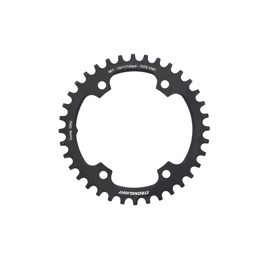 PLATEAU GRAVEL MONO DIAM 110 36DTS NOIR STRONG COMP. SHIMANO GRX FC-RX600/RX810 10/11/12V