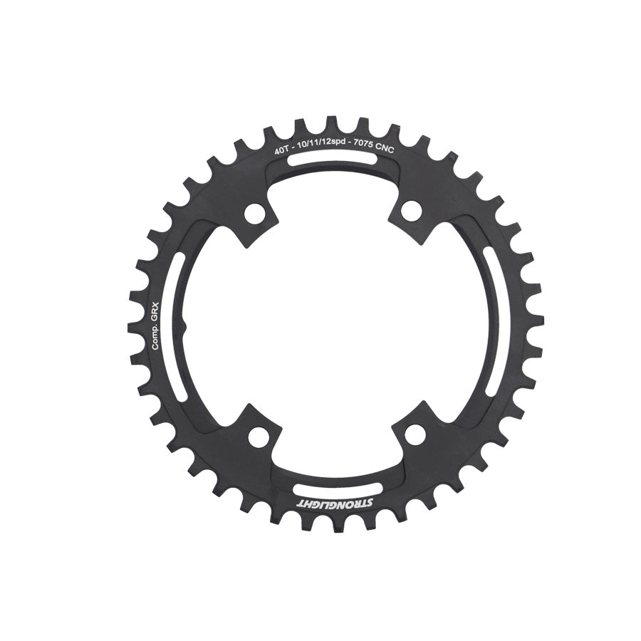 PLATEAU GRAVEL MONO DIAM 110 40DTS NOIR STRONG COMP. SHIMANO GRX FC-RX600/RX810 10/11/12V