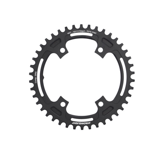 PLATEAU GRAVEL MONO DIAM 110 42DTS NOIR STRONG COMP. SHIMANO GRX FC-RX600/RX810 10/11/12V