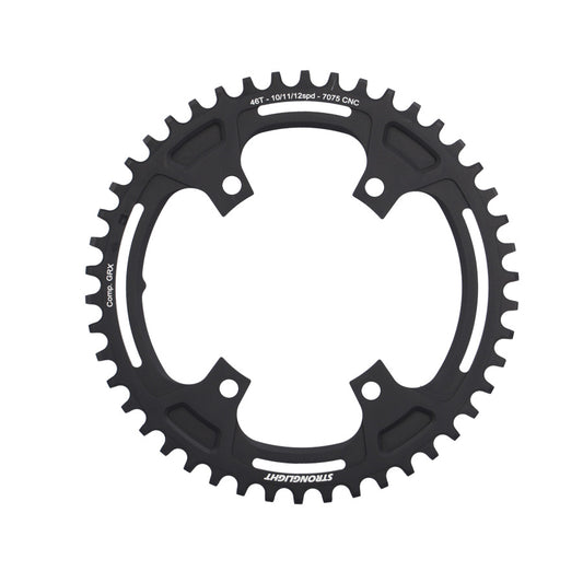 PLATEAU GRAVEL MONO DIAM 110 46DTS NOIR STRONG COMP. SHIMANO GRX FC-RX600/RX810 10/11/12V
