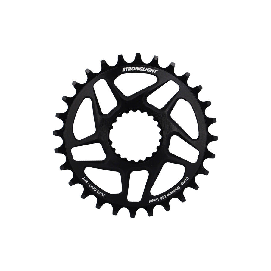 PLATEAU VTT MONO DIRECT MOUNT 3MM 28DTS NOIR STRONG COMP. SHIM FC-M6100/7100/8100