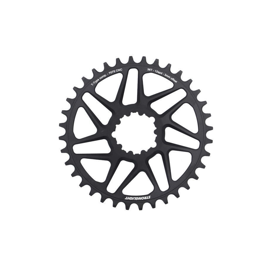 PLATEAU VTT MONO DIRECT MOUNT 3MM 36DTS NOIR STRONG COMP. SRAM EAGLE SX/NX/GX