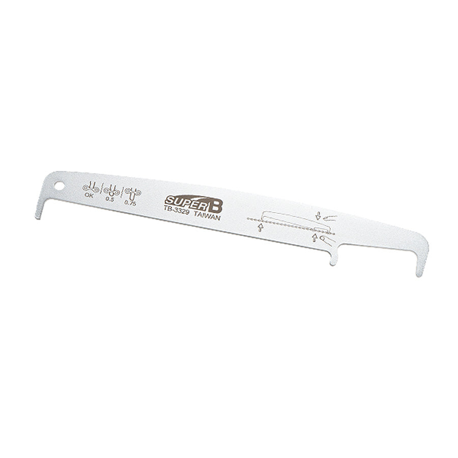 CONTROLEUR / INDICATEUR D'USURE DE CHAINE SUPER B TB-3329 COMPATIBLE 5 A 13 VITESSES