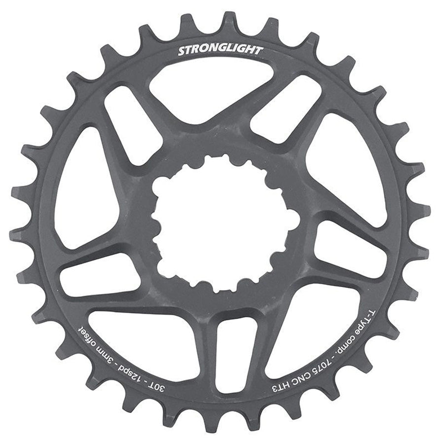 PLATEAU VTT MONO DIRECT MOUNT 3MM 30DTS NOIR STRONG HT3 COMP. SRAM XO1/XX1 12V.