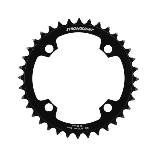 PLATEAU E BIKE/VAE MONO DIAM 104 36DTS ACIER NOIR 4 BRAN. STRONG COMP. BOSCH/SHIMANO/YAMAH