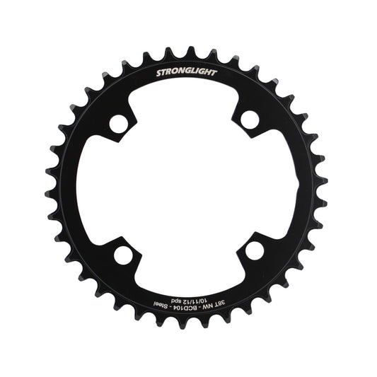 PLATEAU E BIKE/VAE MONO DIAM 104 38DTS ACIER NARROW NOIR 4 BRAN. STRONG COMP. BOSCH/SHIMAN