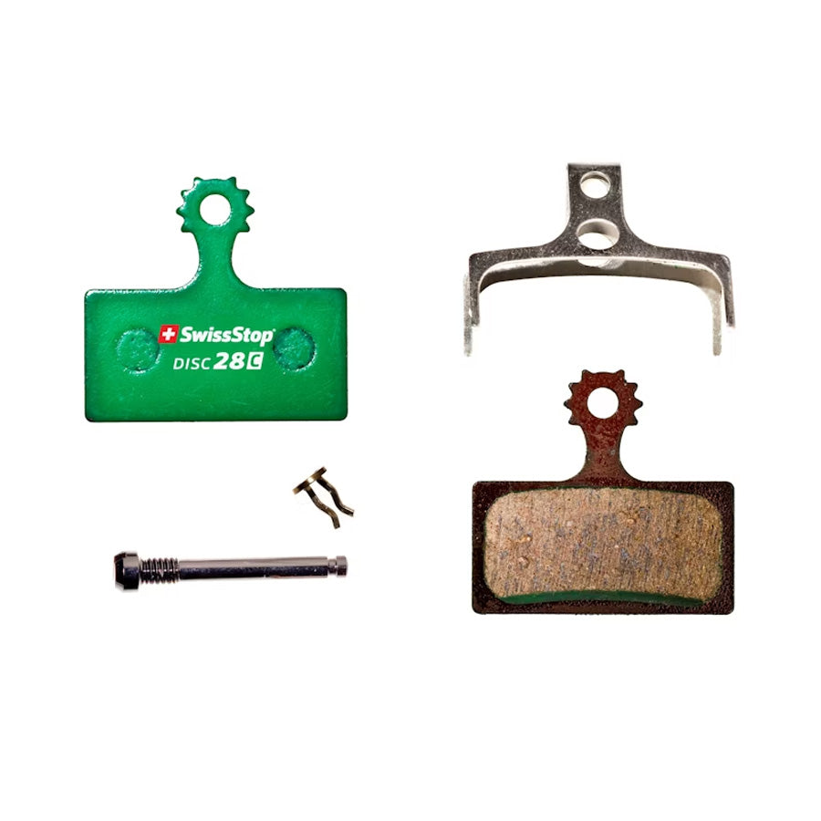 PLAQUETTE FREIN VTT 39 SWISSSTOP DISC 28C ORGANIQUE ADAPT.SHIMANO XTR/XT/SLX BR-M9000/8000