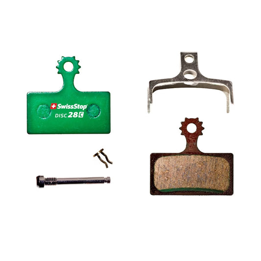 PLAQUETTE FREIN VTT 39 SWISSSTOP DISC 28C ORGANIQUE ADAPT.SHIMANO XTR/XT/SLX BR-M9000/8000