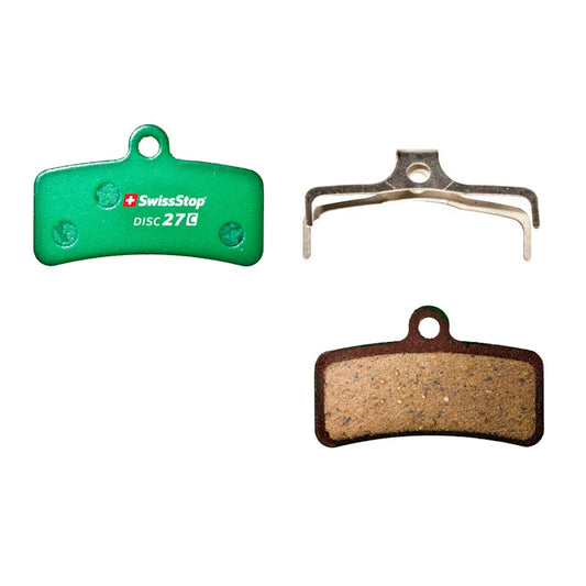 PLAQUETTE FREIN VTT 36 SWISSSTOP DISC 27C ORGANIQUE ADAPT. SHIMANO SAINT/ZEE/TEKTRO/TRP (P