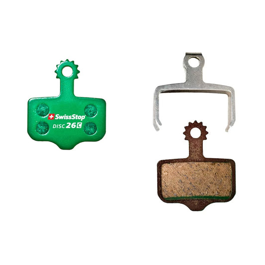 PLAQUETTE FREIN VTT 04 SWISSSTOP DISC 26C ORGANIQUE ADAPT AVID ELIXIR / SRAM XX-X0 DB (PR)