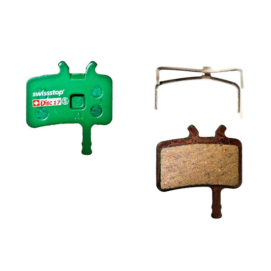 PLAQUETTE FREIN VTT 05 SWISSSTOP DISC 17C ORGANIQUE ADAPT. AVID JUICY/BB7 MECANIQUE/ULTIMA