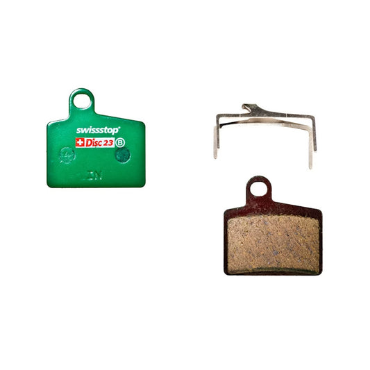 PLAQUETTE FREIN VTT 17 SWISSSTOP DISC 23C ORGANIQUE ADAPT. HAYES STROKER RYDE/DYNO (PR) OR